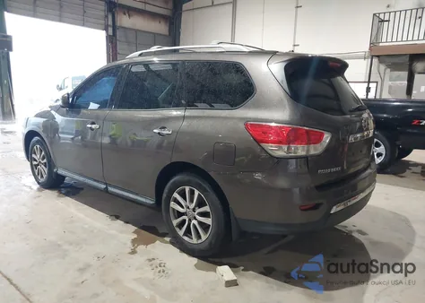 2015 Nissan Pathfinder S из США, поврежденный, VIN 5N1AR2MN7FC693342